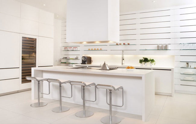 Hút mắt với 10 mẫu phòng bếp trắng tinh khôi đẹp hiện đại