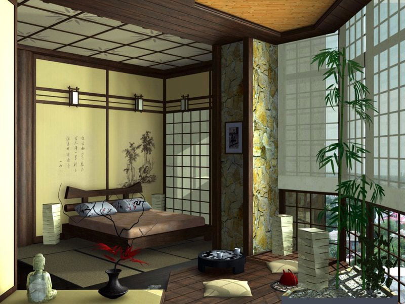 Những mẫu phòng ngủ phong cách Nhật Bản đẹp say mê
