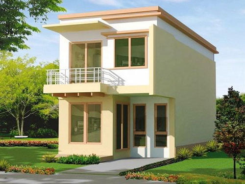 Thiết kế mẫu nhà 2 tầng đơn giản với chi phí thấp mà đẹp