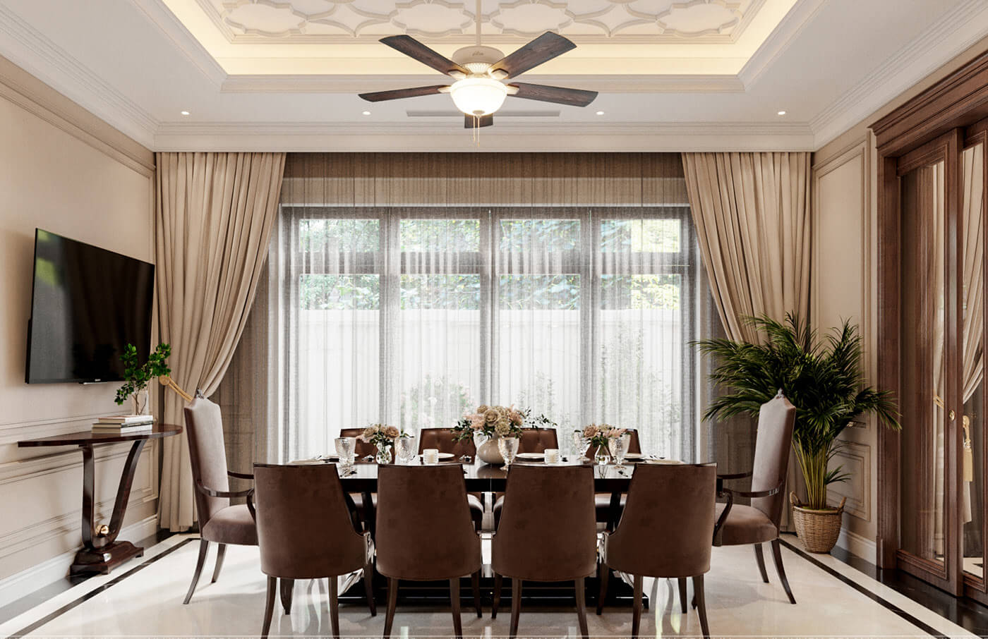 biệt thự kiến trúc Pháp 18x20m
