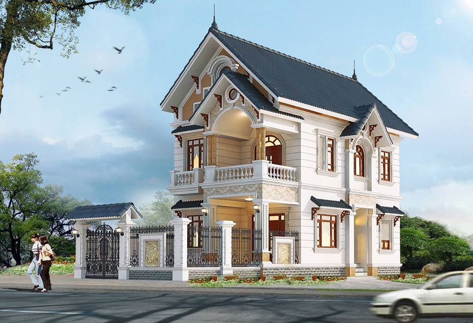 Mẫu biệt thự mini 100m2 3 tầng kiến trúc đầy sức sống tại Ninh Bình